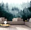 Fotomurale--Mountain-Forest-(Dark-Green)