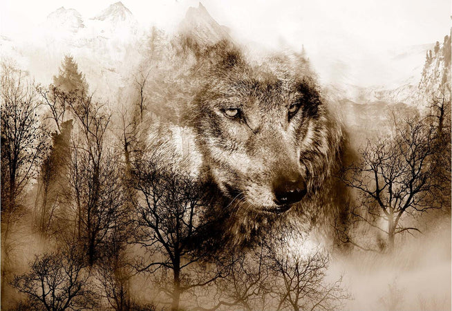 Fotomurale-Mountain-Predator-(Brown)
