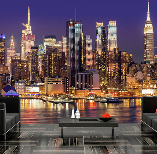 Fotomurale-NYC:-Night-City