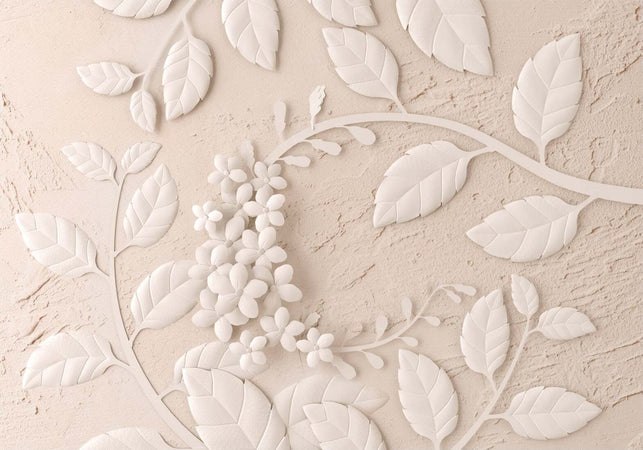Fotomurale-Paper-Flowers-(Beige)