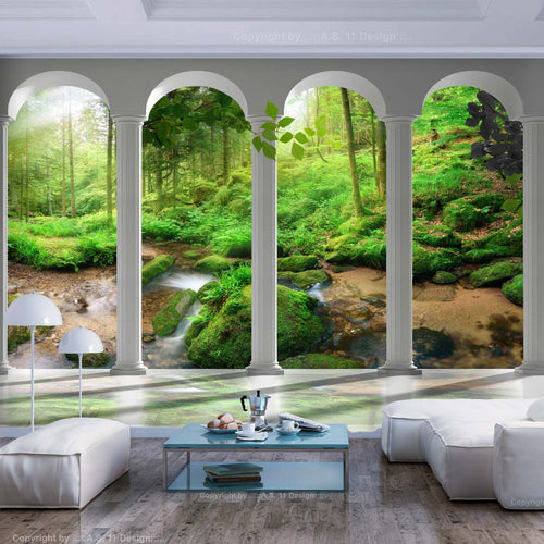 Fotomurale-Pillars-and-Forest