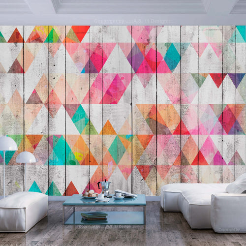 Fotomurale-Rainbow-Triangles