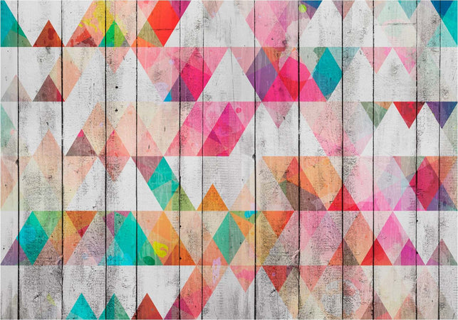 Fotomurale-Rainbow-Triangles