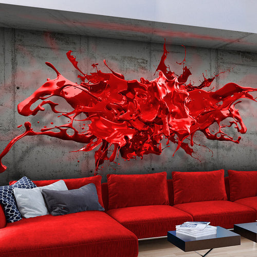 Fotomurale-Red-Ink-Blot