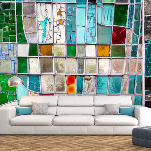 Fotomurale-Sapphire-Stained-Glass