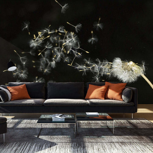 Fotomurale-Semi-di-un-soffione-trasportati-dal-vento...