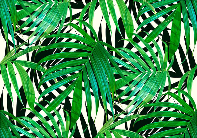 Fotomurale-Tropical-Leaves