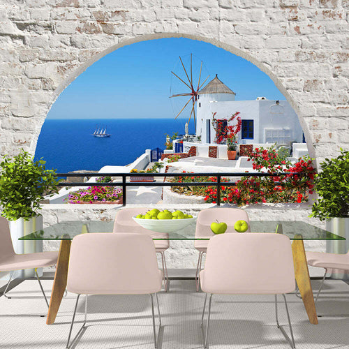 Fotomurale--Viaggio-a-Santorini