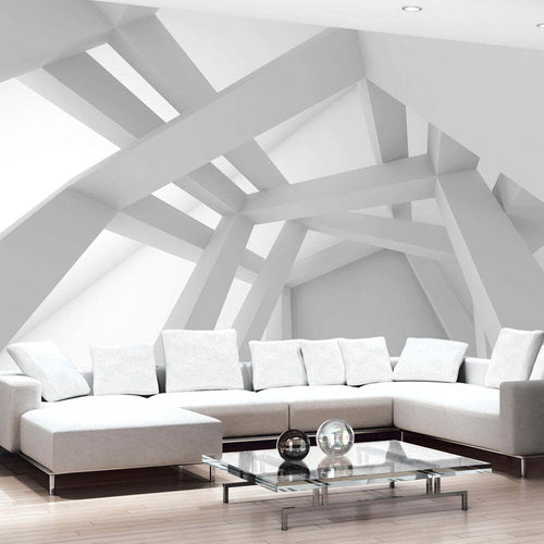 Fotomurale-White-Construction