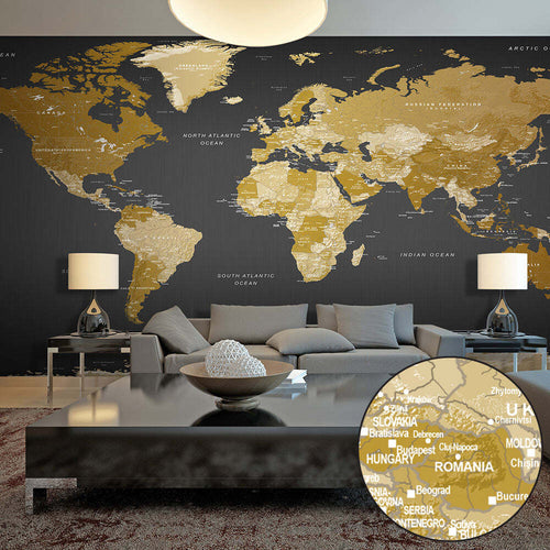 Fotomurale-XXL-World-Map:-Modern-Geography-II