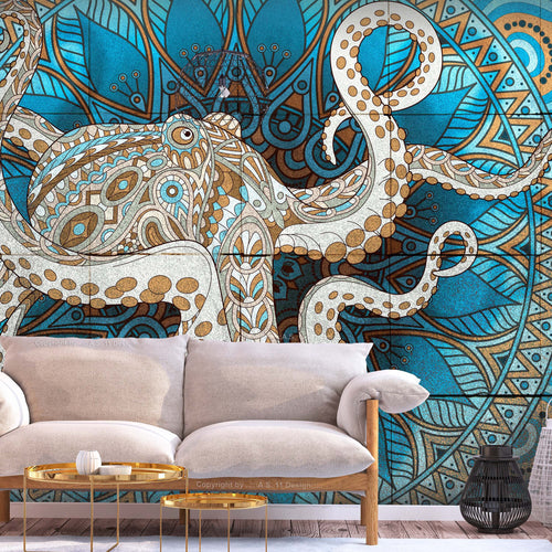 Fotomurale-Zen-Octopus