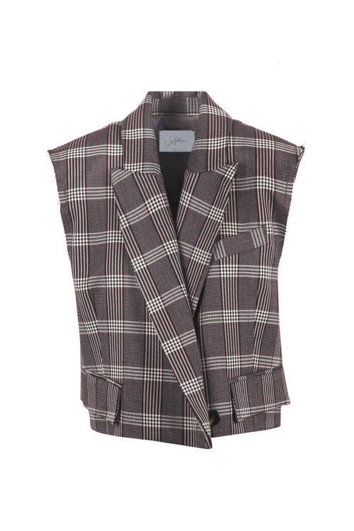 SO ALLURE So Allure - Gilet - 441067 - Fantasia Bordeaux da donna