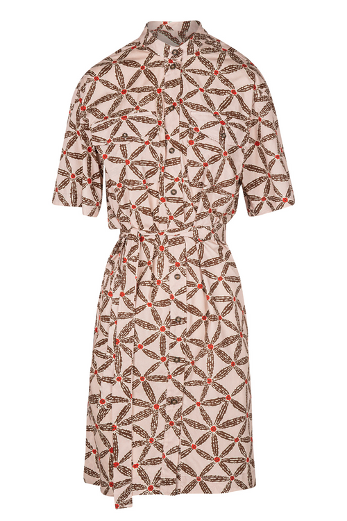 OTTOD'AME Ottod'ame - Abito - 450407 - Marrone/Rosa da donna