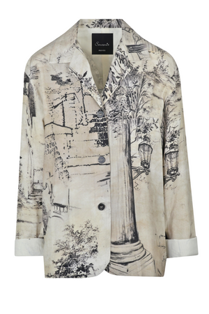 SOUVENIR Souvenir - Camicia - 451253 - Latte/Nero da donna