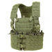 Gilet tattico verde