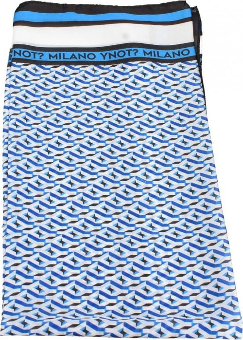 Foular Donna Ynot? fou001s3-blu Blu Moda/Donna/Accessori/Sciarpe e stole/Fazzoletti da collo Époque - Manfredonia, Commerciovirtuoso.it