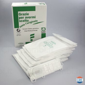 FP135/136-Sacchetti-SuperFiltrelli-x6-per-Folletto-VK135,-VK136