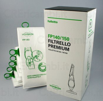 FP140/150-Sacchetti-Filtrelli-Premium-x6-per-Folletto-VK140,-VK150