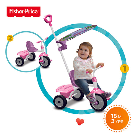 Triciclo Glee Plus Lilla-Rosa Fisher Price