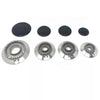 Serie bruciatori piattelli spartifiamma smeg cucina 4 fuochi kit completo