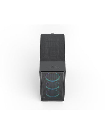 FRACTAL CASE MID TOWER EPOCH BLACK TG RGB LIGHT TINT 3*120mm MOMENTUM FAN