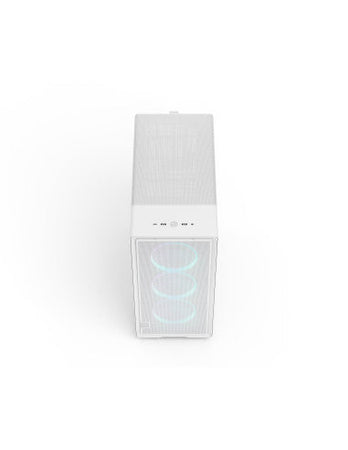 FRACTAL CASE MID TOWER EPOCH WHITE TG RGB LIGHT TINT 3*120mm MOMENTUM FAN