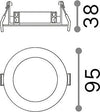 Frame-Round-Dynamic-Alluminio-Bianco