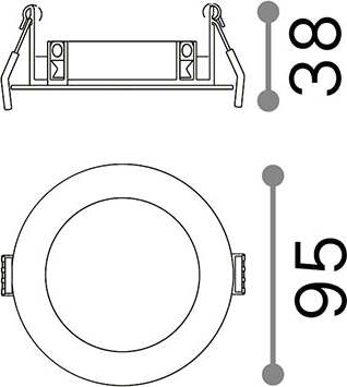 Frame-Round-Dynamic-Alluminio-Bianco