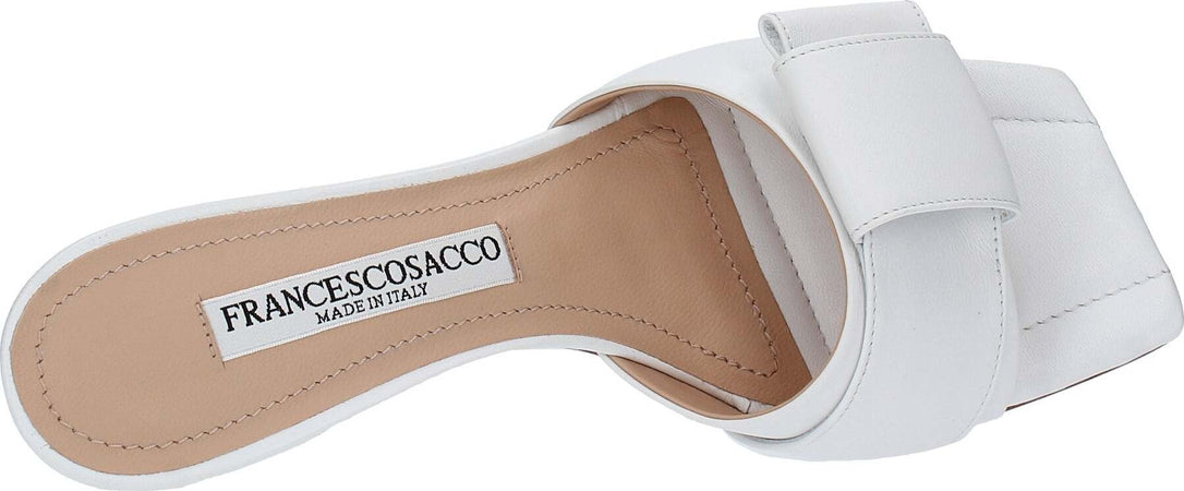 FRANCESCO-SACCO-Sandali-Bianco-da-donna
