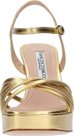 FRANCESCO-SACCO-Sandali-Oro-da-donna
