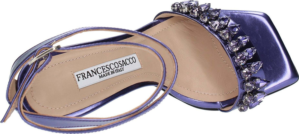 FRANCESCO-SACCO-Sandali-Viola-da-donna