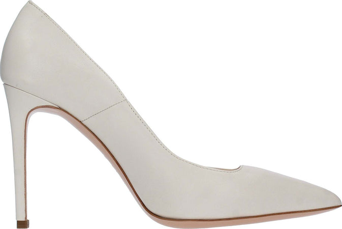 FRANCESCO-SACCO-Scarpe-con-Tacco-Avorio-da-donna