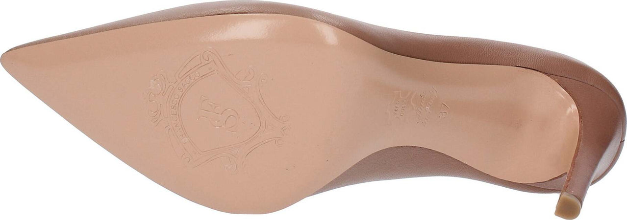 FRANCESCO-SACCO-Scarpe-con-Tacco-Beige-da-donna