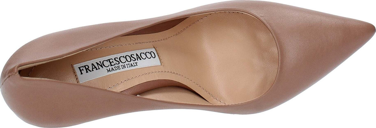 FRANCESCO-SACCO-Scarpe-con-Tacco-Beige-da-donna