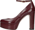 FRANCESCO-SACCO-Scarpe-con-Tacco-Bordeaux-da-donna