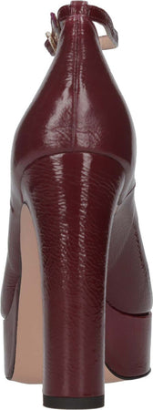 FRANCESCO-SACCO-Scarpe-con-Tacco-Bordeaux-da-donna