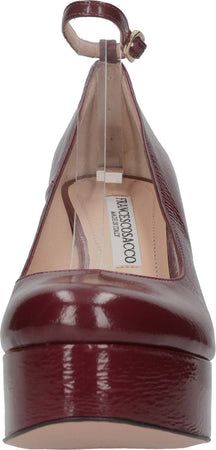 FRANCESCO-SACCO-Scarpe-con-Tacco-Bordeaux-da-donna