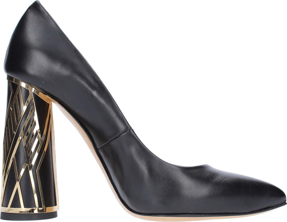 FRANCESCO-SACCO-Scarpe-con-Tacco-Nero-da-donna