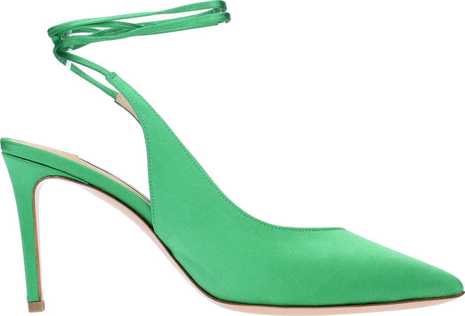 FRANCESCO-SACCO-Scarpe-con-Tacco-Verde-da-donna