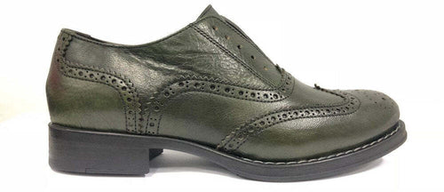 Francesine donna FLAMOUR pelle verde