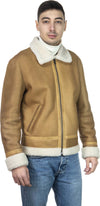 Franco---Giacca-Uomo-Cuoio-in-vero-montone-Shearling
