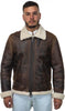 Franco---Giacca-Uomo-Marrone-Oil-in-vero-montone-Shearling