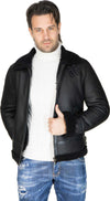 Franco---Giacca-Uomo-Nero-in-vero-montone-Shearling