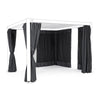Set 4 Teli laterali con zanzariera per pergola Bioclimatica