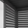 Frangisole laterale per pergola Bioclimatica con struttura in alluminio