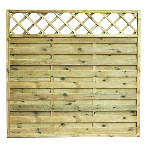 Pannello grigliato Lasa rettangolare in legno di pino naturale con barriera per recinzioni giardino e terrazzo