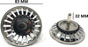 FRANKE - TAPPO FILTRO LAVELLO FUTURA - LOGICA - ORIGINALE -133.0041.937 Casa e cucina/Aspirapolvere e pulizia di pavimenti e finestre/Accessori per aspirapolvere/Filtri/Filtri per aspirapolvere verticale Rossi Ricambi - Venetico Marina, Commerciovirtuoso.it