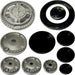 FRANKE KIT 5 BRUCIATORI +PIATTELLI SPARTIFIAMMA 4FUOCHI+TRIPLA CORONA Casa e cucina/Utensili da cucina/Bruciatori da cucina Rossi Ricambi - Venetico Marina, Commerciovirtuoso.it