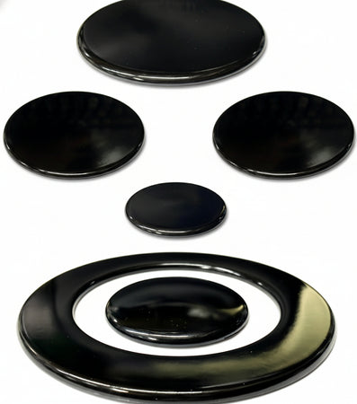 FRANKE KIT PIATTELLI SPARTIFIAMMA BRUCIATORI 5 FUOCHI NERI FORNELLI CUCINA Casa e cucina/Utensili da cucina/Bruciatori da cucina Rossi Ricambi - Venetico Marina, Commerciovirtuoso.it