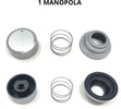FRANKE MANOPOLA ARGENTO PIANO COTTURA CUCINA FHM750 COMPLETA DI GHIERA E MOLLA Casa e cucina/Elettrodomestici per la cucina/Accessori e parti di ricambio/Parti di ricambio per fornelli Rossi Ricambi - Venetico Marina, Commerciovirtuoso.it